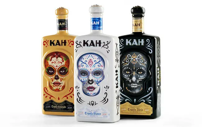 Kah Tequila bottle for US market